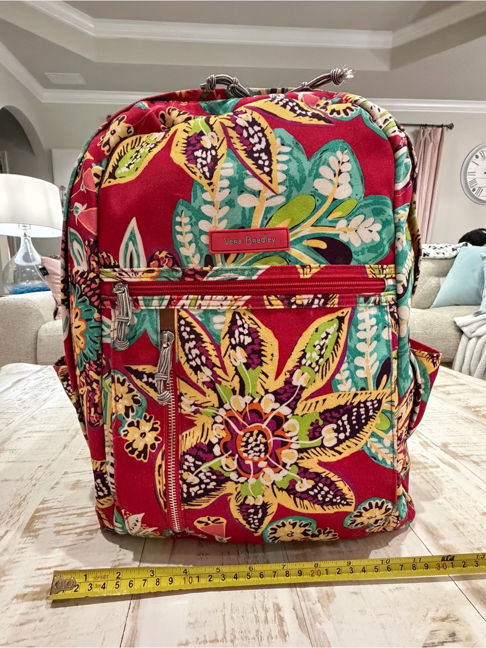 Vera Bradley Lighten Up Grand Backpack Laptop in Rumba